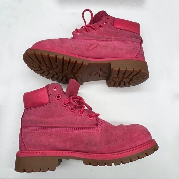 Timberland Pink Hiking Boots - Picture 5 of 12